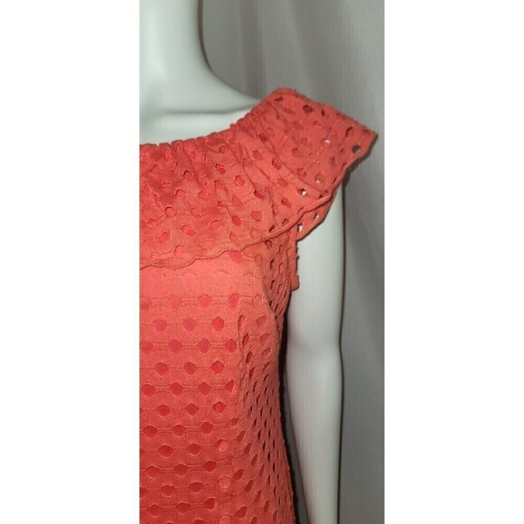 Dress Barn Tangerine Dress Fully Lined - Size 14 - Picture 6 of 9